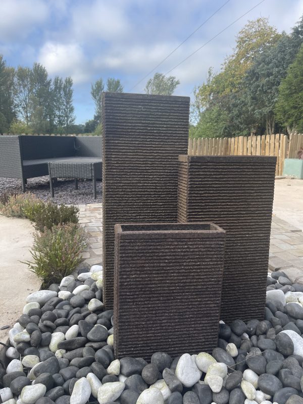 3 tower water feature