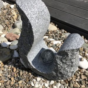 The 'Astrologer' solid carved granite stone water feature