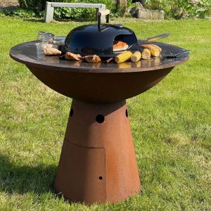 Ex-Demo Corten Steel Fire Bowl BBQ